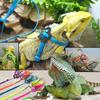 Reptile Lizard Harness Leash Training Walking Rope Adjustable Lacertid Leash Chest Strap Lizard Lizard Supplies