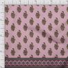 Japan Crepe Satin Fabric Geometric|Leaves & Floral Panel Print Fabric by the Metre 42 Inch