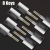 Universal Standard Lock Cylinders, Cylinder Locks for Entry Doors, Key Locks.outdoor Door Locks,Cylinder Door Lock 8 Alloy Keys