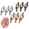 10Set Jewelry Finding Musical Note Shape Clasps Connector For Necklace Bracelet Making Supplies