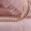 Rose Gold Color Italian Craft Handmade Necklace For Both Women And Man Chain