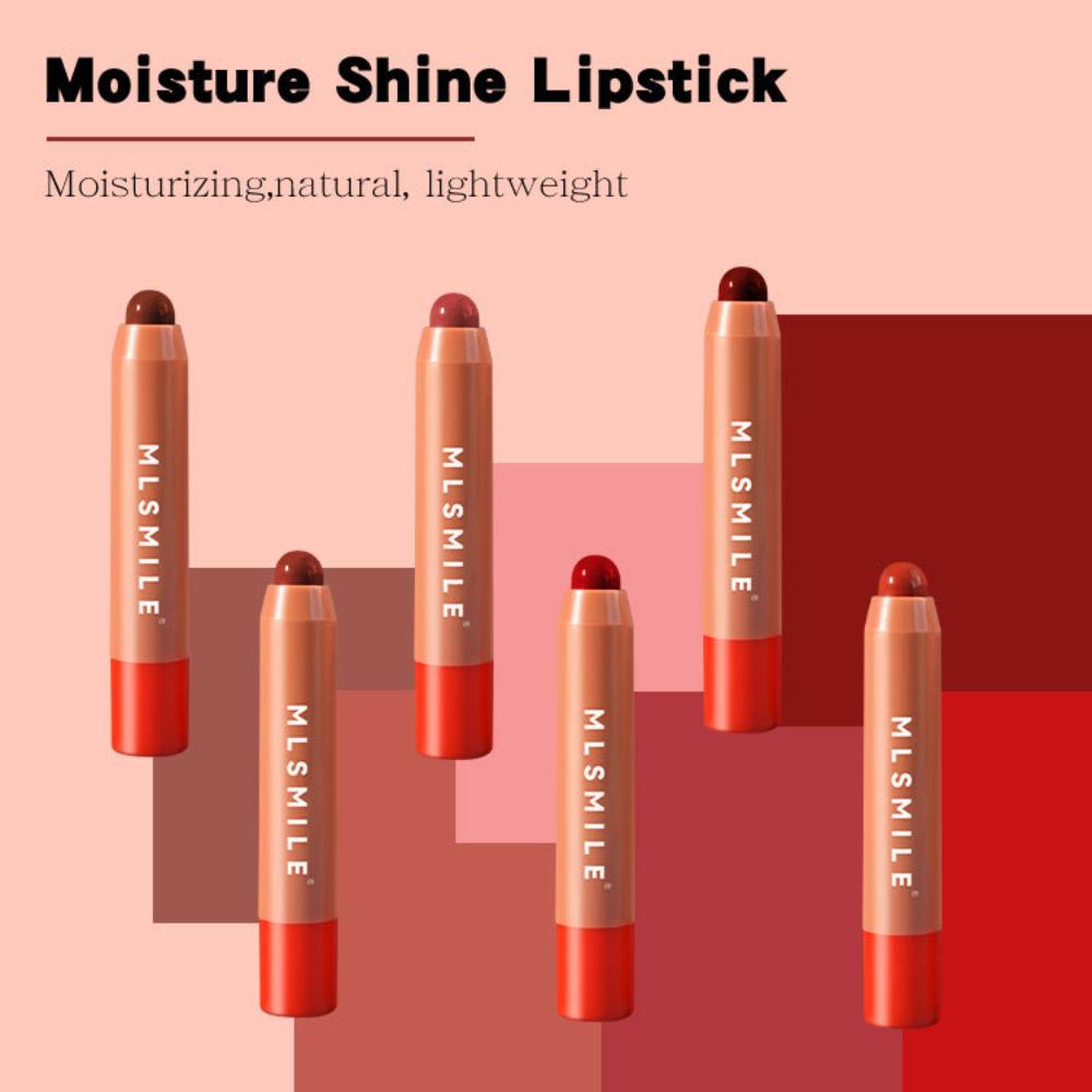 3Pcs/set Tinted Moisturizing Lipstick Matte Lip Glaze Lips & Cheeks Dual Use Lip Balm Long Lasting Moisture Lipstick Pencil