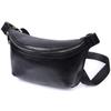 Leather Women's Fanny Pack GRANDE PELLE Bag 22813 Black