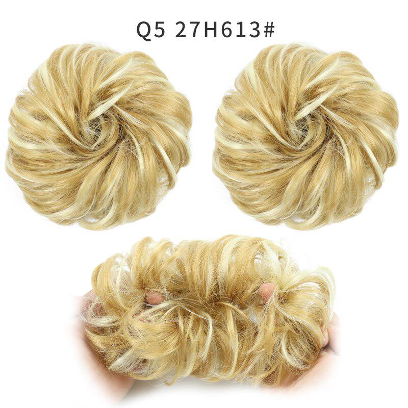 Women Ladies New Pony Tail Messy Curly Hair Extension Bun Hairpiece Scrunchie