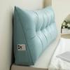 Triangular Headboard Pillow Bed Wedge Pillow with Side Pocket Headboard Back And Waist Support Cushion for Daybed Reading Relaxing