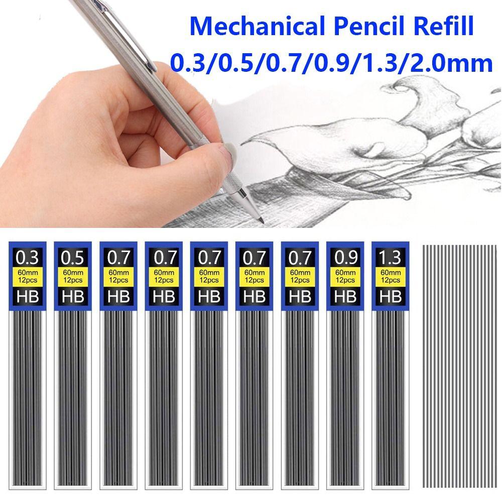 6 Boxes Graphite Mechanical Pencil Lead Mechanical Pencil Refill  Students