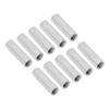 10PCS Female Thread Coupling Nut M8 X 1.25 12 L40mm Round Shape Coupling Nut Set for Connection