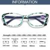 Women's Glasses Trend Printed Reading Glasses Men Eye Protection Anti-Blue Light Presbyopia Eyeglasses +1.0 To +4.0 Eyeglass