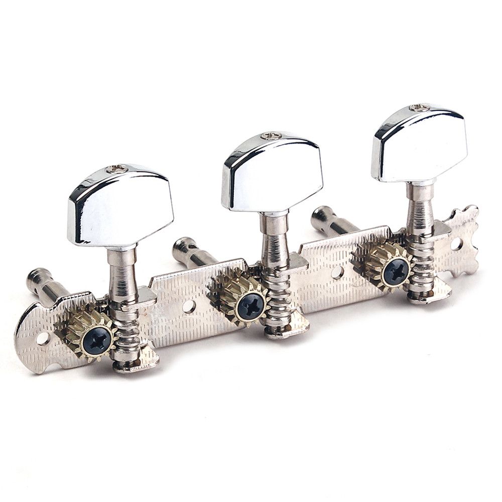 Knob Replacement Machine Heads Tuners Bass Guitar Tuning Pegs Folk Guitar Accessories L R Triplet