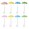 Plant Umbrella for Outdoor Plants Height Adjustable Umbrella with Stake Garden Umbrella Shade Protect Plants from Sun for Potted Plants Flower Beds