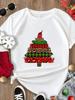 (Asian Size) Tee Merry Christmas New Year Holiday Top Festival Casual Women Letter Sweet 90s Print Lady Short Sleeve Fashion Graphic T-shirts