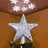 Treetopper Xmas Xmas Tree Ornaments Snowflake Projector Christmas Tree Topper Christmas Decorations