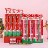 Original Cute Christmas Stationery Set for Elementary Students - Includes Eraser, Pencil Sharpener, and Five-in-One Pencil Set