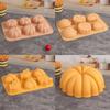 Harvest Halloween Pumpkin Mousse Cake Silicone Mold DIY Pinecone Biscuit Candy Pudding Baking Tool Tree Leaf Candle Soap Mould