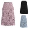 Women's Midi Skirt Elastic Waist Polka Dot Print Girls Cute Skirt