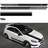 Universal 5PCS Car Racing Decals PVC Sticker Side Door Body Hood Rearview Mirror