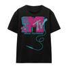 MTV Unisex Adult Microphone Logo T-Shirt