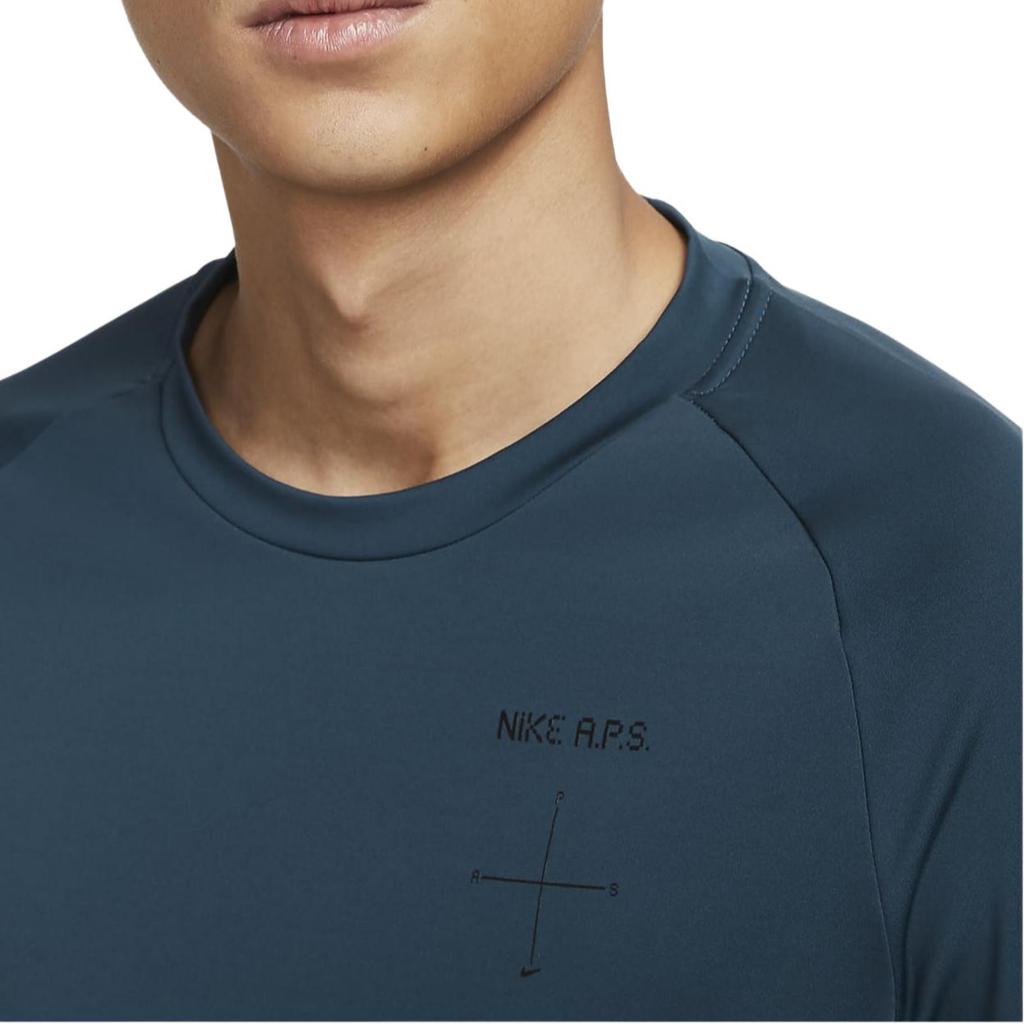 Nike A.P.S. Dri-FIT ADV Sustainable Materials Breathable Comfortable Crew Neck T-Shirt Men Tops Dark-Green FN3009-437