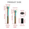Titanium Alloy Seatpost Screw 5x30/40mm Universals Seatpost Cycling Screws Bicycles Seatpost Clamp Tube Bolt Nut Washer