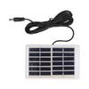 Solar Panel 1.2W 6V 9V Lightweight Portable Polysilicon Crystals DC Interface Solar Charger Panel