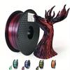 1pc Dual Color PLA Filament for 3D Printer Two-tone 3D Printing Material 1.75mm Magic Two Colors Sublimation Duotone Silk Filaments