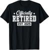 Vintage Officially Retired 2025 Funny Retirement 2025 Humor T-Shirt