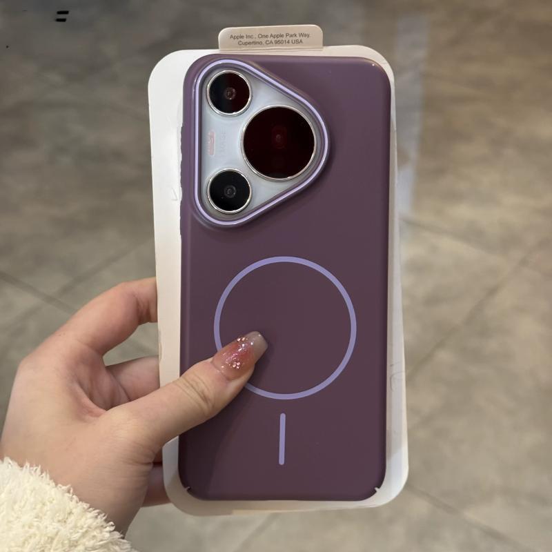 Чехол для HUAWEI Pura 70 Ultra Pura 70 Pro Простой и мягкий магнитный ПК приятный на ощупь противоударный чехол для HUAWEI P60 Pro Funda