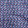 Cotton Flex Medium Blue Fabric Floral Sewing Craft Projects Fabric Prints By Yard 40 Inch