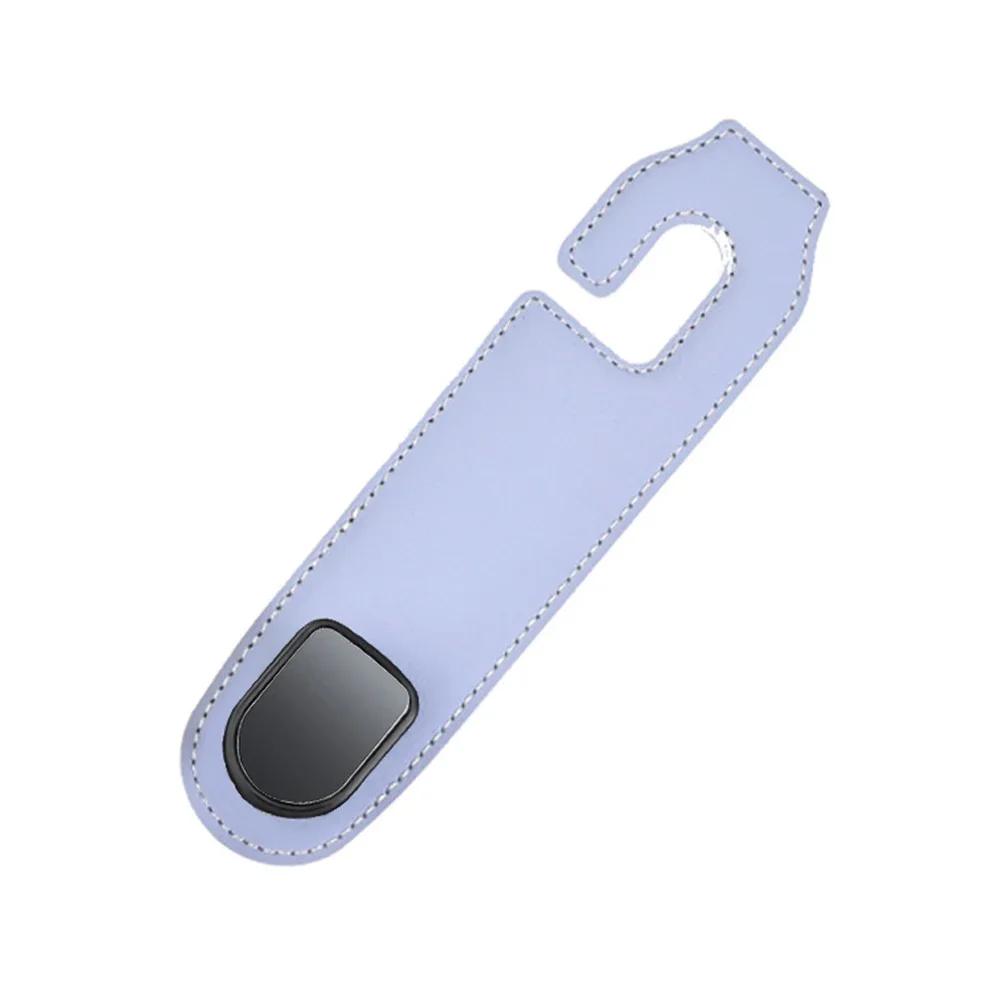 Car Hooks Tools Seat Judgets Leather Suede Auto Back Seat Headrest Hooks Storage Hanger Upgrade Automotive Interior Accessories