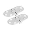 2Pcs Boat Stainless Steel Hinges Stamping Cabinet for Marine Cabin Door 66 * 30mm