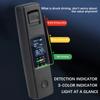 Alcohol Tester Breathalyzer Auto Accessories Alcotester Breath Tester Alcohol Detector Digital LCD Display Portable Non-Contact Type-C Charging