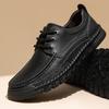 Fashion Lace-Up Male Dress Shoes All-match Men's Office Footwear Classic New Men Shoes for Wedding Genuine Leather Men Walking Shoes