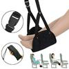 Airplane Foot Pedal Ergonomically Designed with Felt Pad - Portable Travel Hammock for Relieving Fatigue and Office Sling
