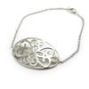 [L7224] - Rhodium-plated 'Carmen' Silver Bracelet