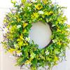 Hanging Floral Wreath for Outdoor Home Decor