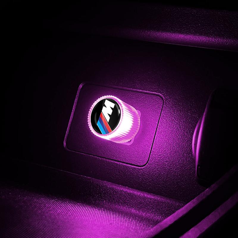 USB Car LED Light Auto Interior Atmosphere Light Car Emblem for Bmw M M3 M4 M5 M6 F20 F30 G20 F31 F11 X3 F25 X4 I3 1 3 5 Series