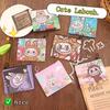 Labubu Coin Purse Mini Bag, Children's Card Bag, PU Portable Headphone Bag, Carry On Small Storage Bag