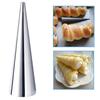 5pcs Stainless Steel Cone Pastry Molds - Perfect for Croissants, Danish Pastries & Ice Cream Cones - Essential Baking Tools