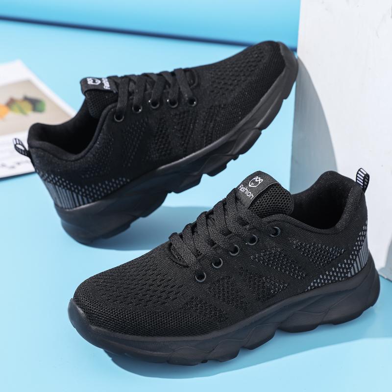 Fashion Women'S Fashion Sports Sneaker Lace Up Running Shoe Casual Cushioning Walking Tennis Sneaker Wedge Sneaker Women'S Sports Shoes