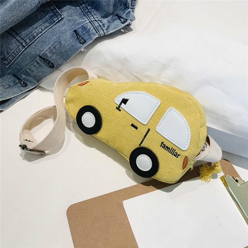 Children Baby Boys Girls Car Shoulder Bag Handbags Mini Crossbody Bag Packet Car Shaped Clutch Chain