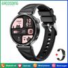 SACOSDING Amoled Screen Women Smart Watches Bluetooth Call Smartwatch Voice Assistant Heart Rate Compass Sport Watch