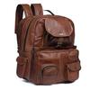 Leather Goat Bag Backpack Rucksack Vintage Messenger Real Laptop Big