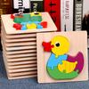 Wooden 3D Puzzle for Toddlers (1-3 Years) - Early Education & Intellectual Development Toy for Boys and Girls