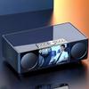 Video Bluetooth Speaker Home Theater K-Song Record Sound Music System with AUX USB TF Alarm Clock Fm Radio LED Display 8000 mAh