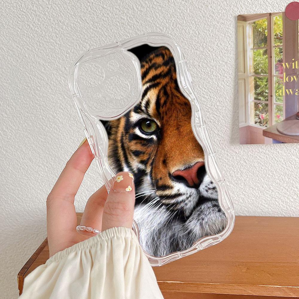 Ae99 Tigers Lion Love Design Art Защитные чехлы для телефонов для Xiaomi Poco X5 F6 Redmi Note 13 12 11 Pro 13C 12C A3 Huawei Honor 90 Wave Задняя крышка из ТПУ