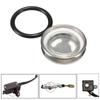 Master Cylinder Sight Lens,10mm 12mm 14mm 18mm Replacement with O-Rings for Hydraulic Brake Lever Motorcycle