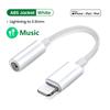 Original Lightning To 3.5mm Headphone Jack Adapter Audio Splitter for iPhone 12 11 Xs Xr 8 7 Plus Apple Ipad Pro Audio Converter AUX Cable