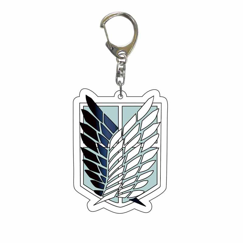 Attack On Titan Acrylic Keychain Pendant - Creative Anime Jewelry Gift