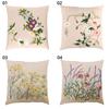 DIY Pillow Cover Cross Stitch Embroidery Pillowcase Kit Handwork Bouquet Needlework Flower Design