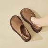 New Autumn Suede Muffin Women's Platform Single Shoes Increase Height and Match Fashion Women's Shoes